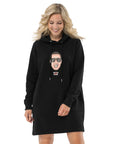 Hoodiekleid "Bibbs Face Stamp"