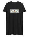 T-Shirt-Kleid aus organischer Baumwolle "Bibbs Dollar"