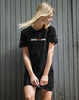T-Shirt-Kleid aus organischer Baumwolle "Bibbs Line"