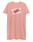 T-Shirt-Kleid aus organischer Baumwolle "Bibbs Stamp"