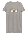 T-Shirt-Kleid aus organischer Baumwolle "Bibbs Dollar"