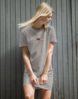T-Shirt-Kleid aus organischer Baumwolle "Bibbs Line"