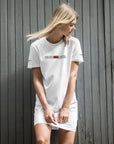T-Shirt-Kleid aus organischer Baumwolle "Bibbs Line"