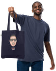 Bio-Fashion-Stoffbeutel Bibbs Face Stamp Weiß
