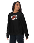 Unisex Bio-Pullover "Bibbs Stamp" Weiß