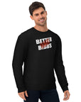 Unisex Bio-Pullover "Bibbs Stamp" Weiß