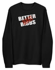 Unisex Bio-Pullover "Bibbs Stamp" Weiß