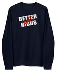 Unisex Bio-Pullover "Bibbs Stamp" Weiß
