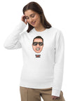 Unisex Bio-Pullover "Bibbs Face Stamp" Schwarz