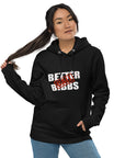 Umweltfreundlicher Unisex-Kapuzenpullover "Bibbs Stamp" Weiß