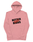 Umweltfreundlicher Unisex-Kapuzenpullover "Bibbs Stamp" Schwarz