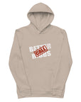 Umweltfreundlicher Unisex-Kapuzenpullover "Bibbs Stamp" Weiß