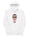 Umweltfreundlicher Unisex-Kapuzenpullover "Bibbs Face Stamp" Schwarz