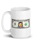 Weiße Tasse Bibbs Dollar
