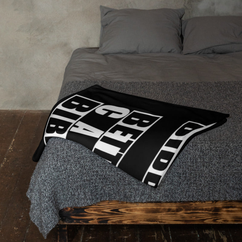 Blanket Bibbs SOW Monogram Black