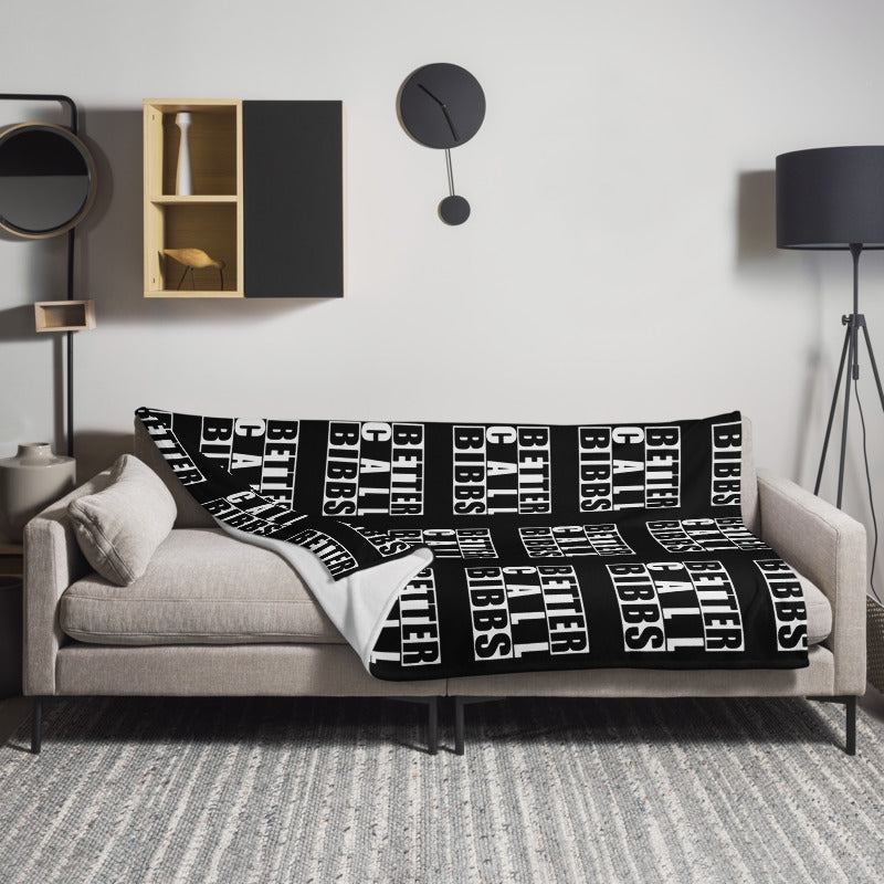 Blanket Bibbs SOW Monogram Black