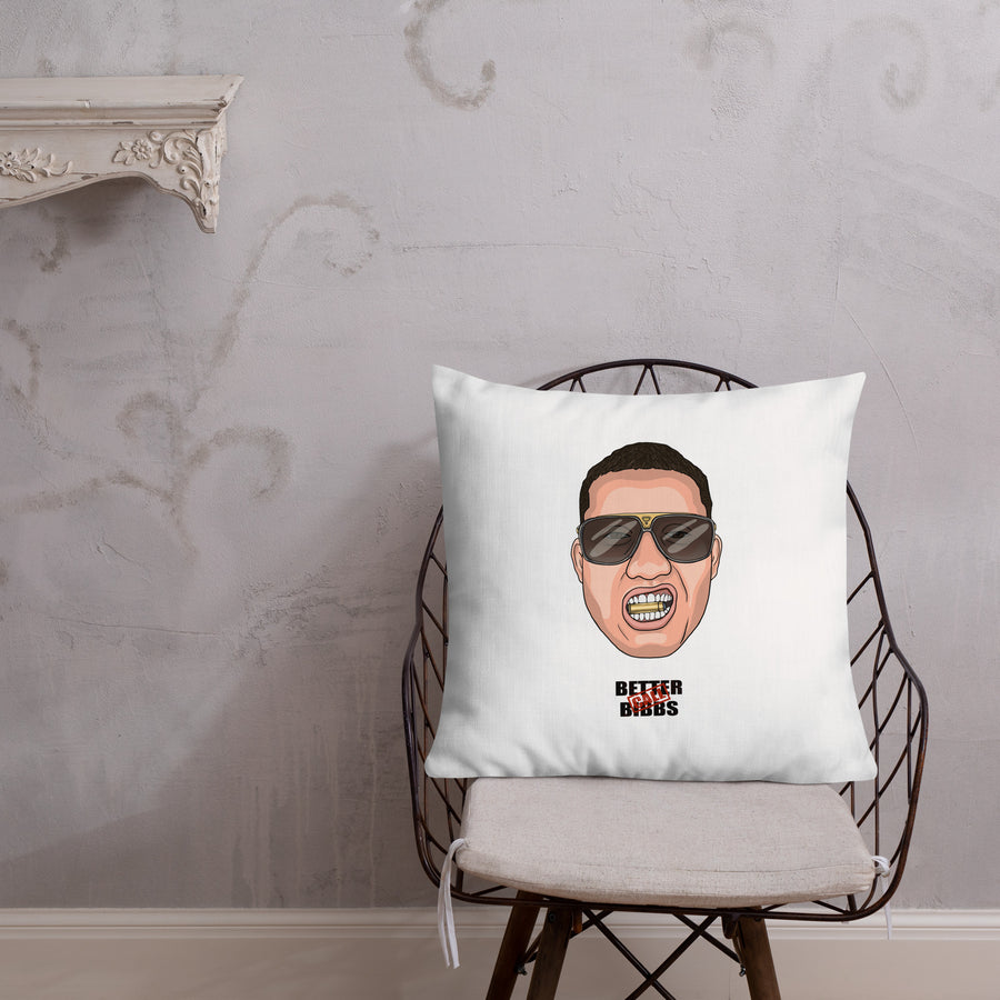 Premium-Kissen "Bibbs Face Stamp"