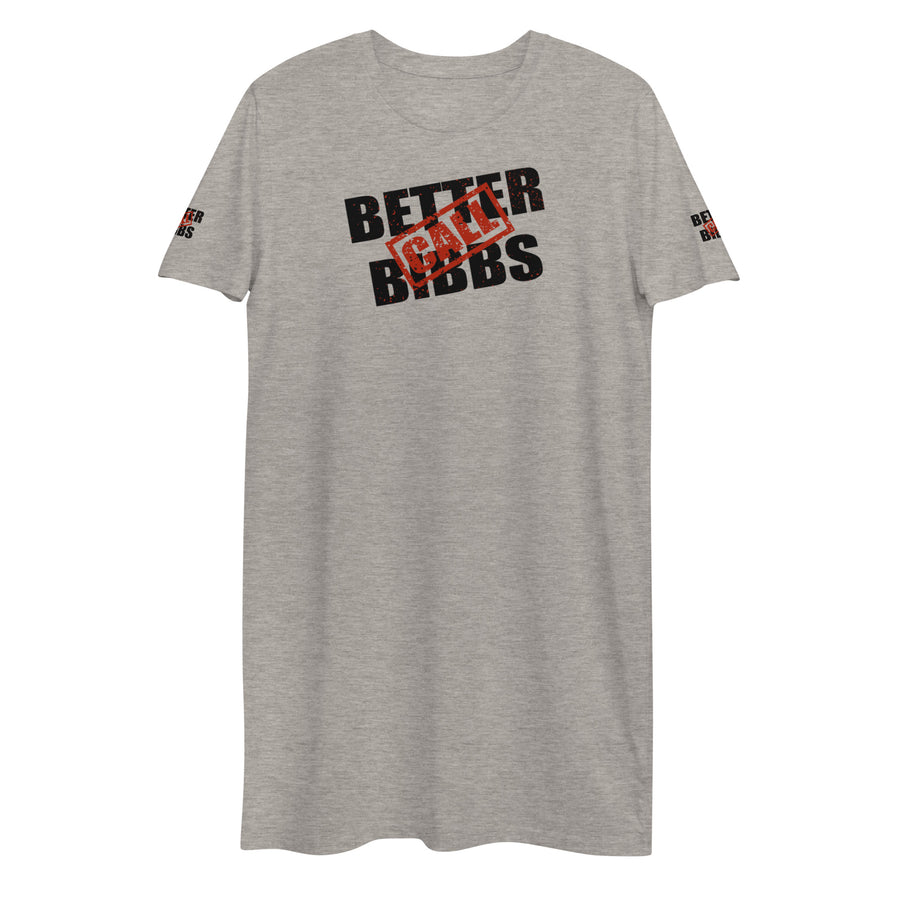 T-Shirt-Kleid aus organischer Baumwolle "Bibbs Stamp"