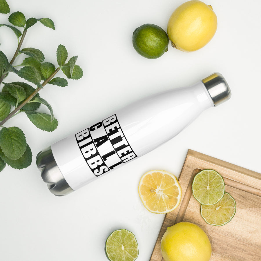 Edelstahl Trinkflasche "Bibbs SOW" Weiß