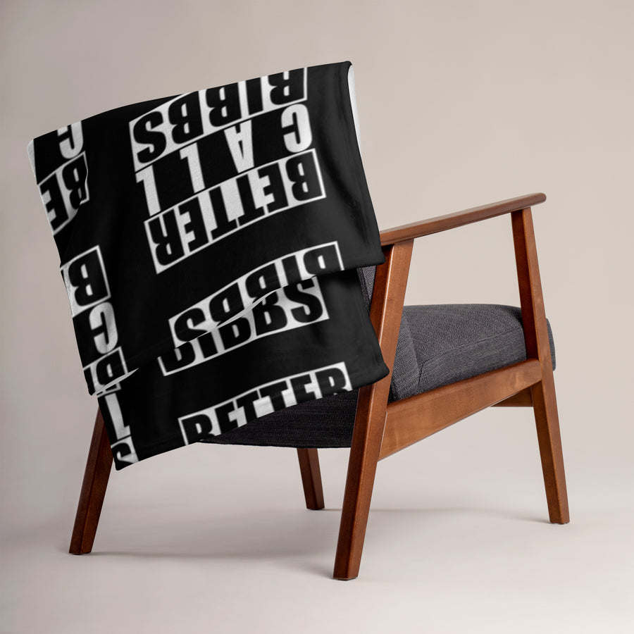 Blanket Bibbs SOW Monogram Black