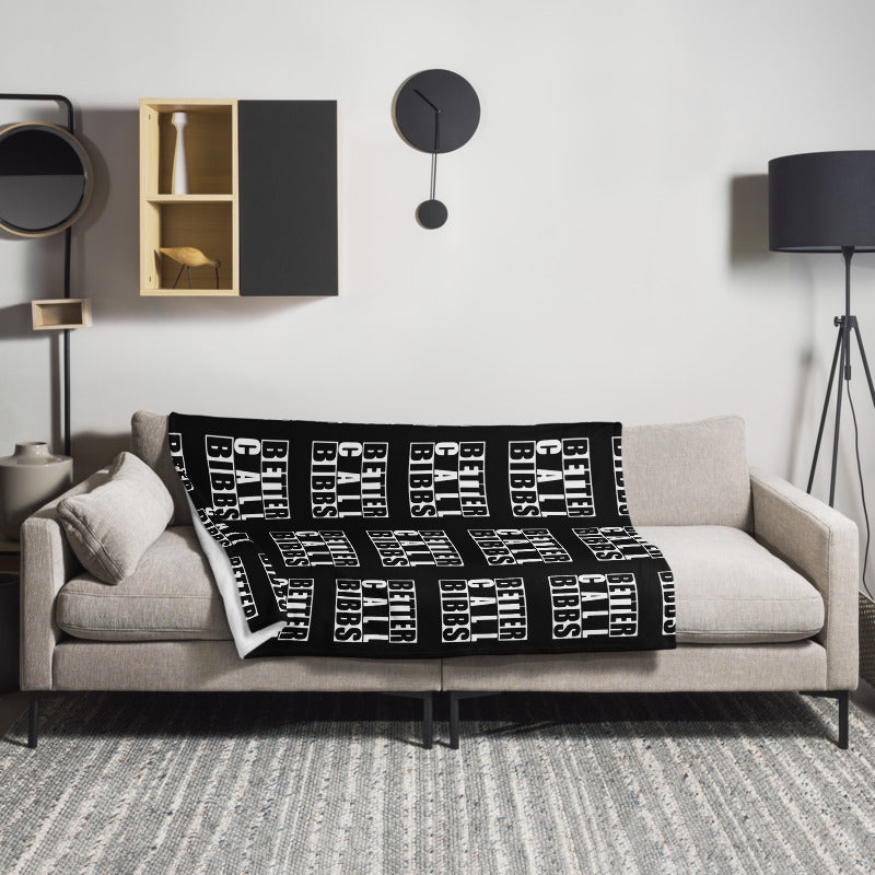 Blanket Bibbs SOW Monogram Black