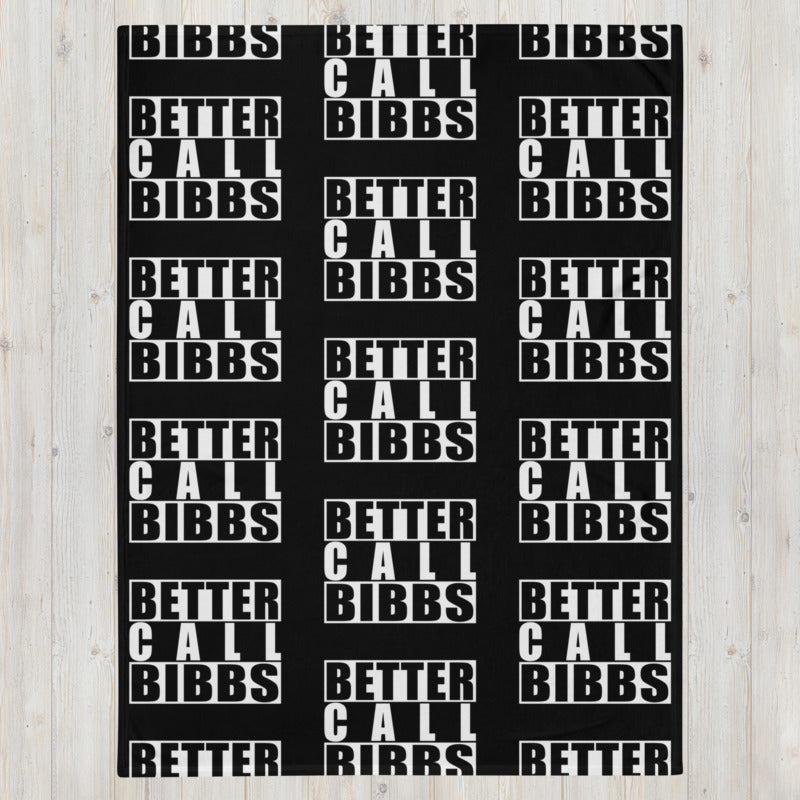 Blanket Bibbs SOW Monogram Black