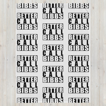 Blanket Bibbs SOW Monogram White