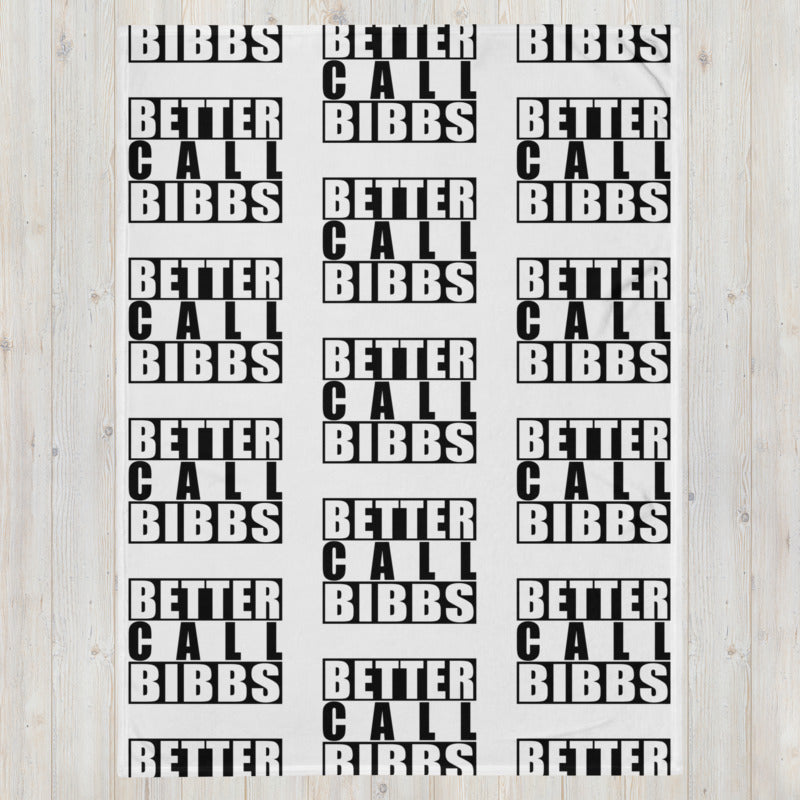Blanket Bibbs SOW Monogram White