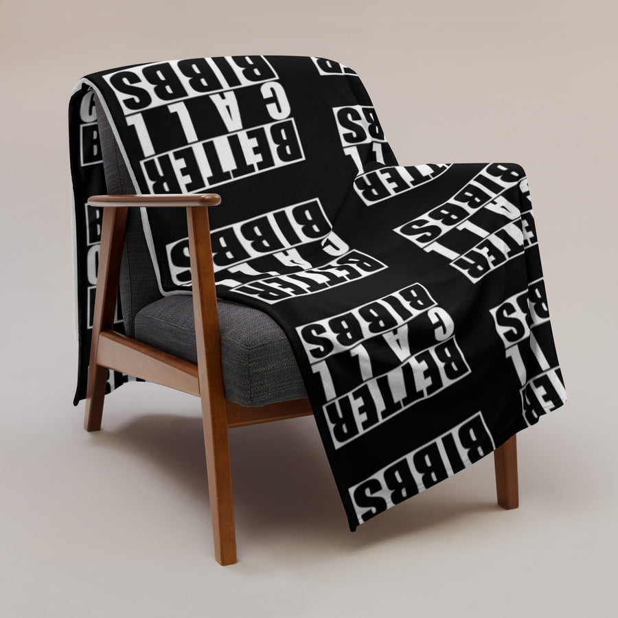 Blanket Bibbs SOW Monogram Black