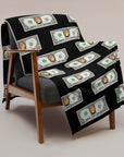 Blanket Bibbs Dollar Monogram Black