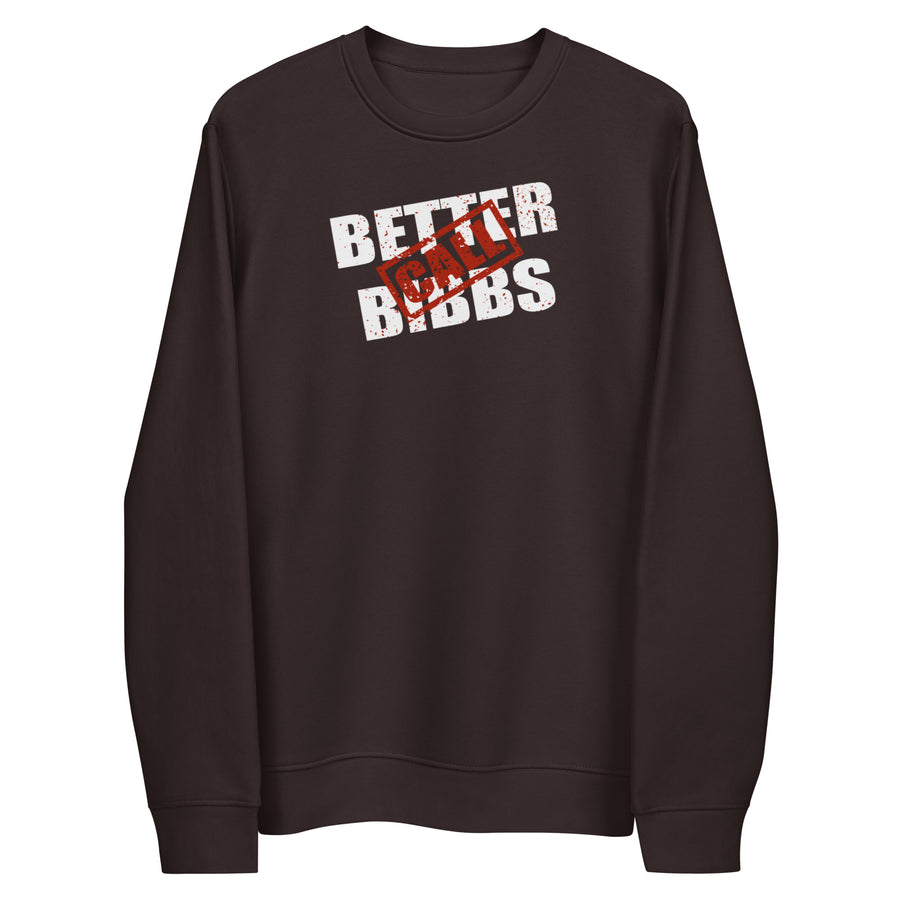 Unisex Bio-Pullover "Bibbs Stamp" Weiß