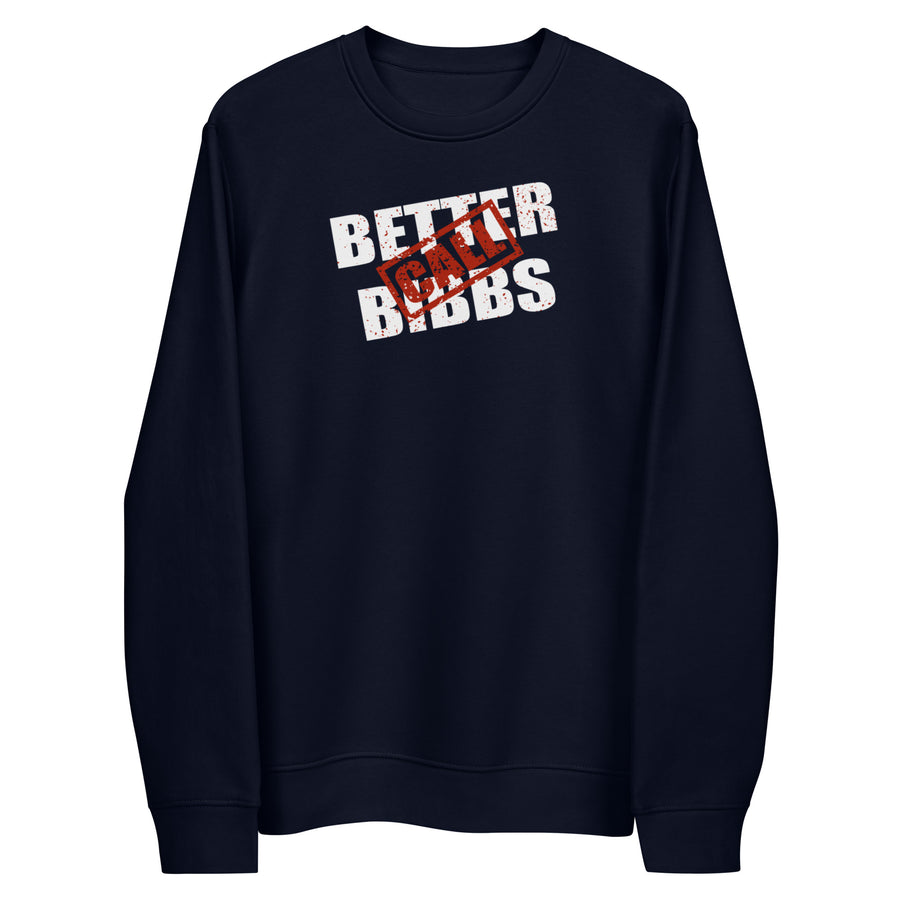 Unisex Bio-Pullover "Bibbs Stamp" Weiß