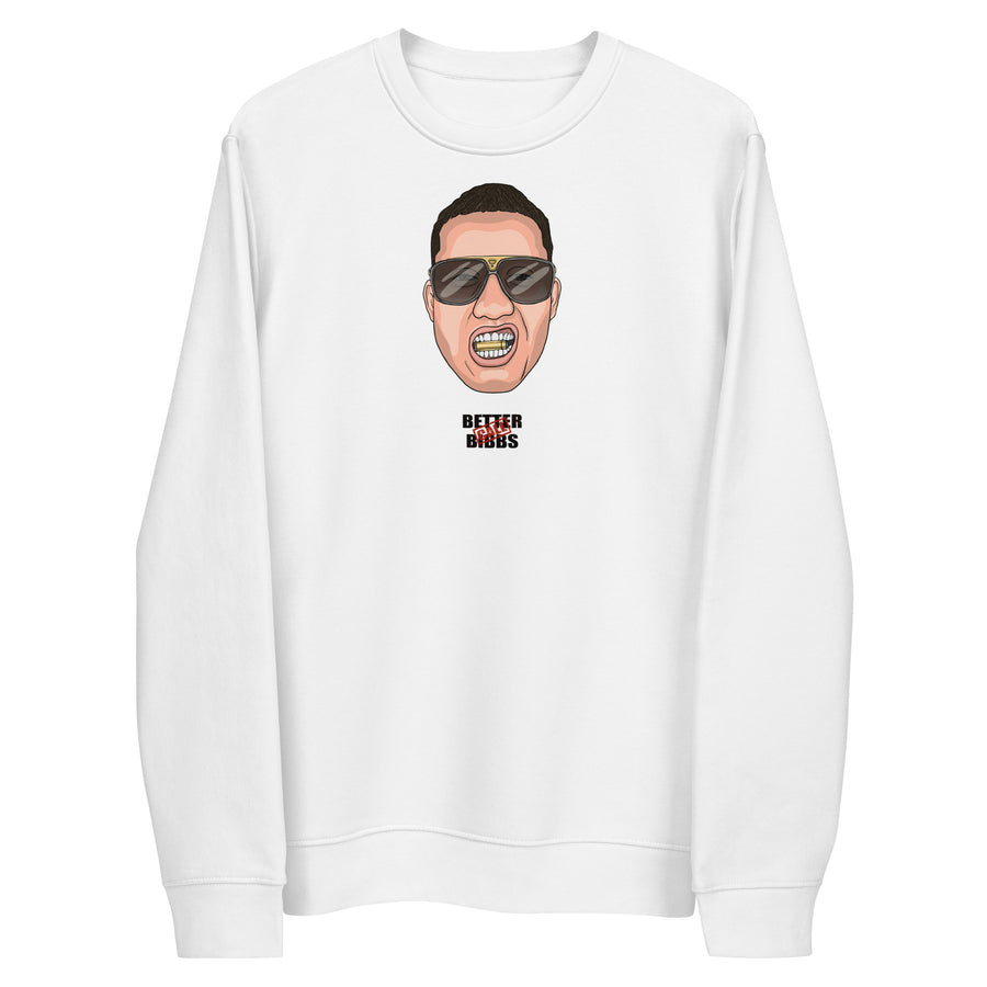 Unisex Bio-Pullover "Bibbs Face Stamp" Schwarz