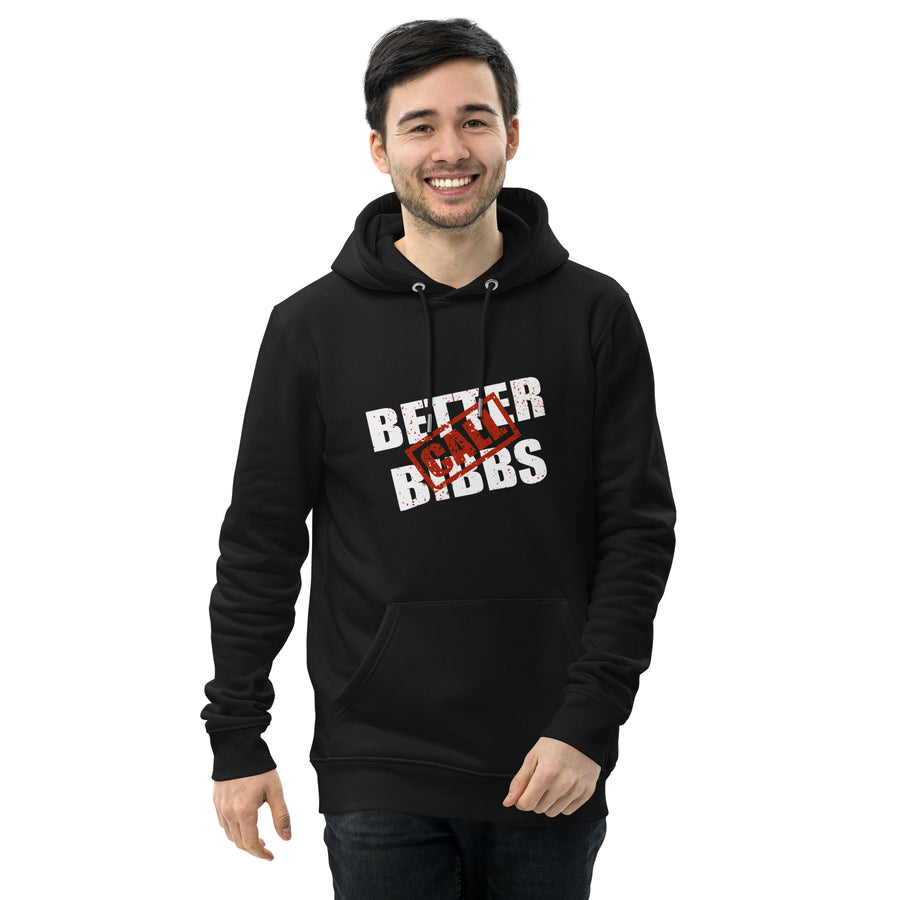 Umweltfreundlicher Unisex-Kapuzenpullover "Bibbs Stamp" Weiß