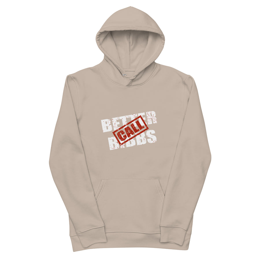 Umweltfreundlicher Unisex-Kapuzenpullover "Bibbs Stamp" Weiß