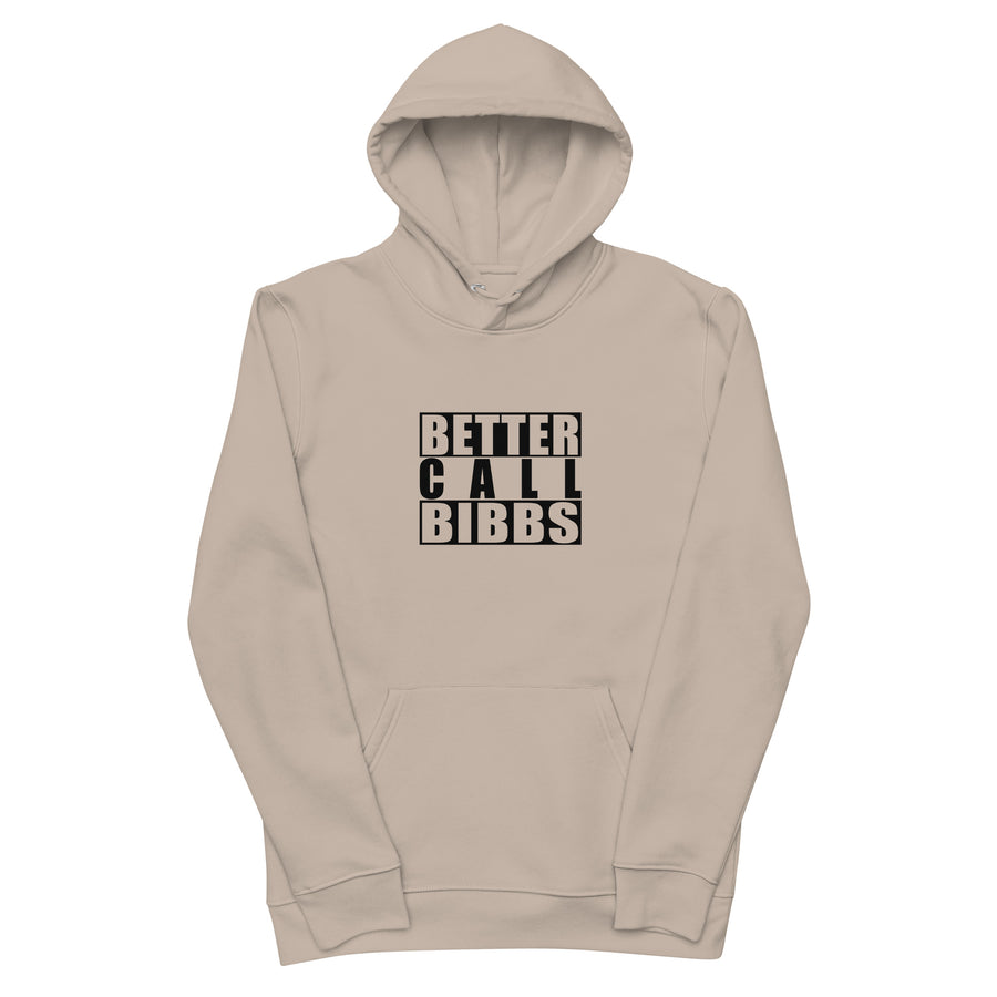 Umweltfreundlicher Unisex-Kapuzenpullover "Bibbs SOW" Schwarz