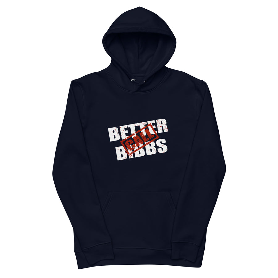 Umweltfreundlicher Unisex-Kapuzenpullover "Bibbs Stamp" Weiß