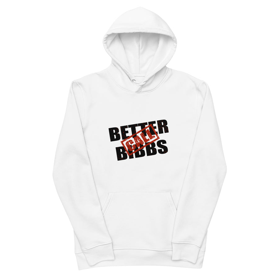 Umweltfreundlicher Unisex-Kapuzenpullover "Bibbs Stamp" Schwarz