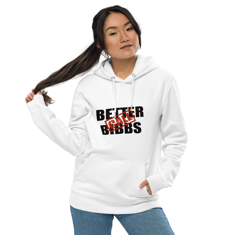 Umweltfreundlicher Unisex-Kapuzenpullover "Bibbs Stamp" Schwarz