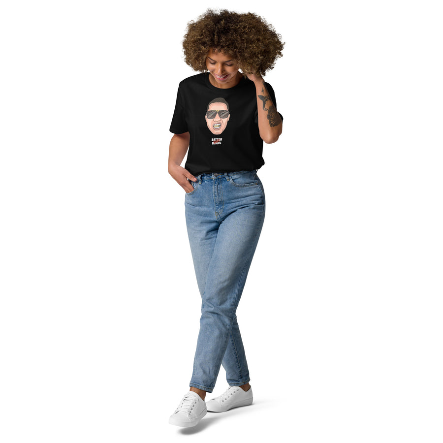 Unisex-Bio-Baumwoll-T-Shirt "Bibbs Face Stamp"