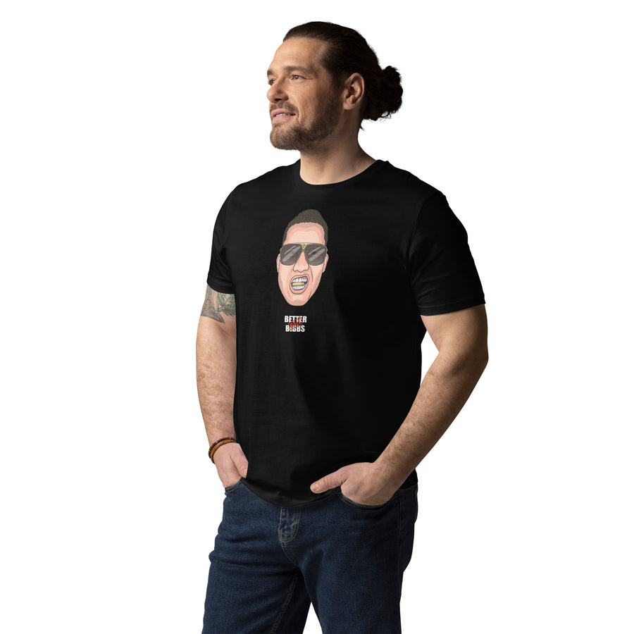 Unisex-Bio-Baumwoll-T-Shirt "Bibbs Face Stamp"