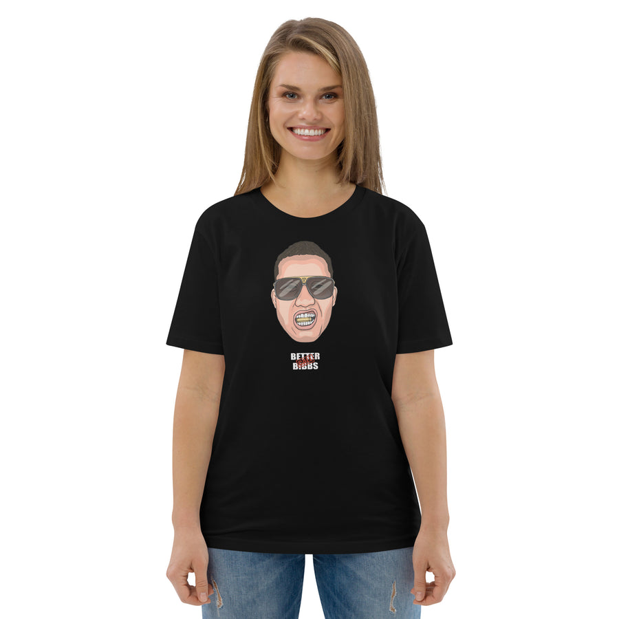 Unisex-Bio-Baumwoll-T-Shirt "Bibbs Face Stamp"