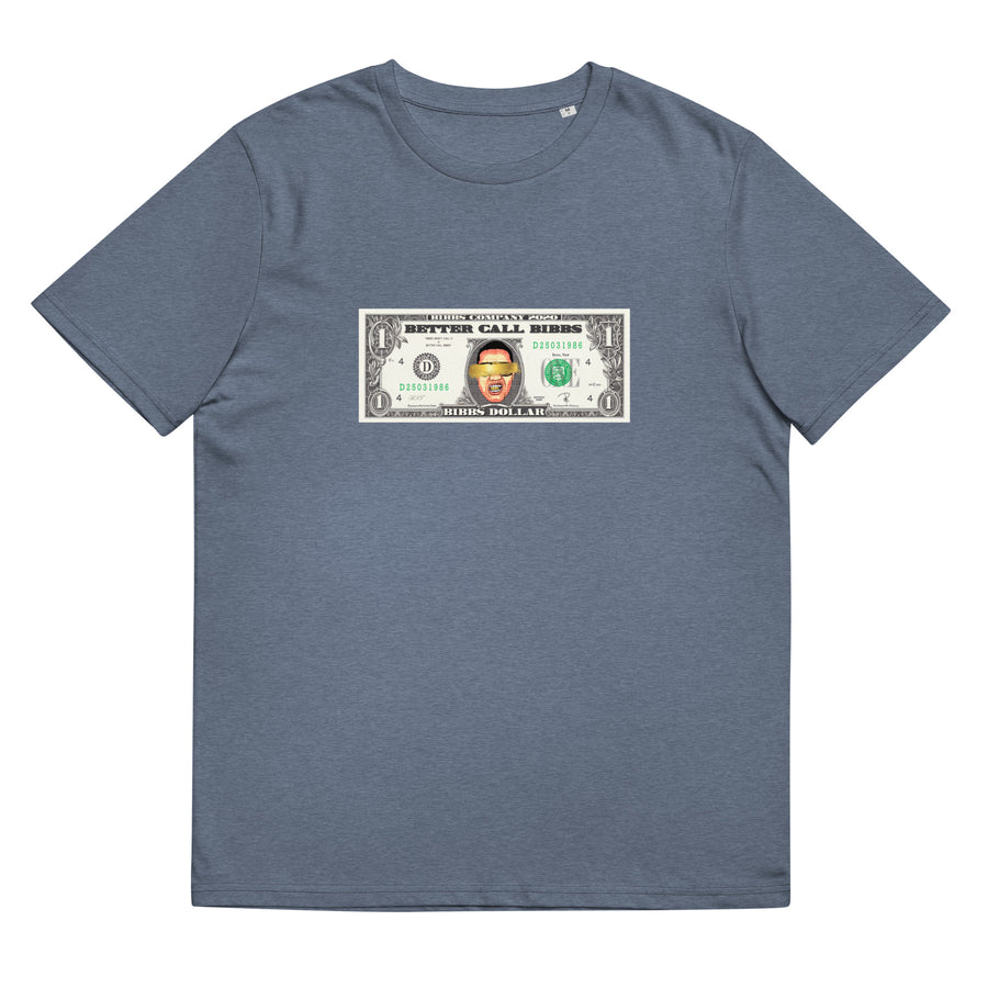 Unisex-Bio-Baumwoll-T-Shirt "Bibbs Dollar"