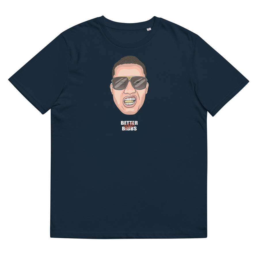 Unisex-Bio-Baumwoll-T-Shirt "Bibbs Face Stamp"