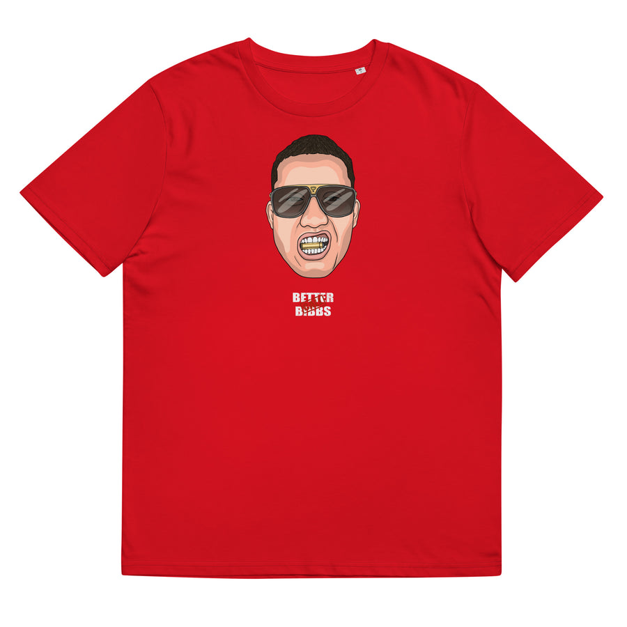 Unisex-Bio-Baumwoll-T-Shirt "Bibbs Face Stamp"