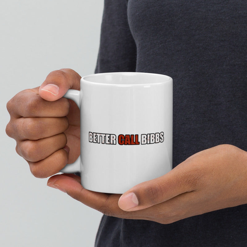 Weiße Tasse Bibbs Line