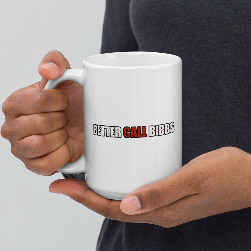 Weiße Tasse Bibbs Line