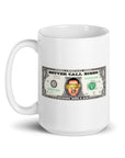 Weiße Tasse Bibbs Dollar 